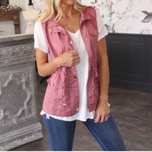 Mauve Caro Vest